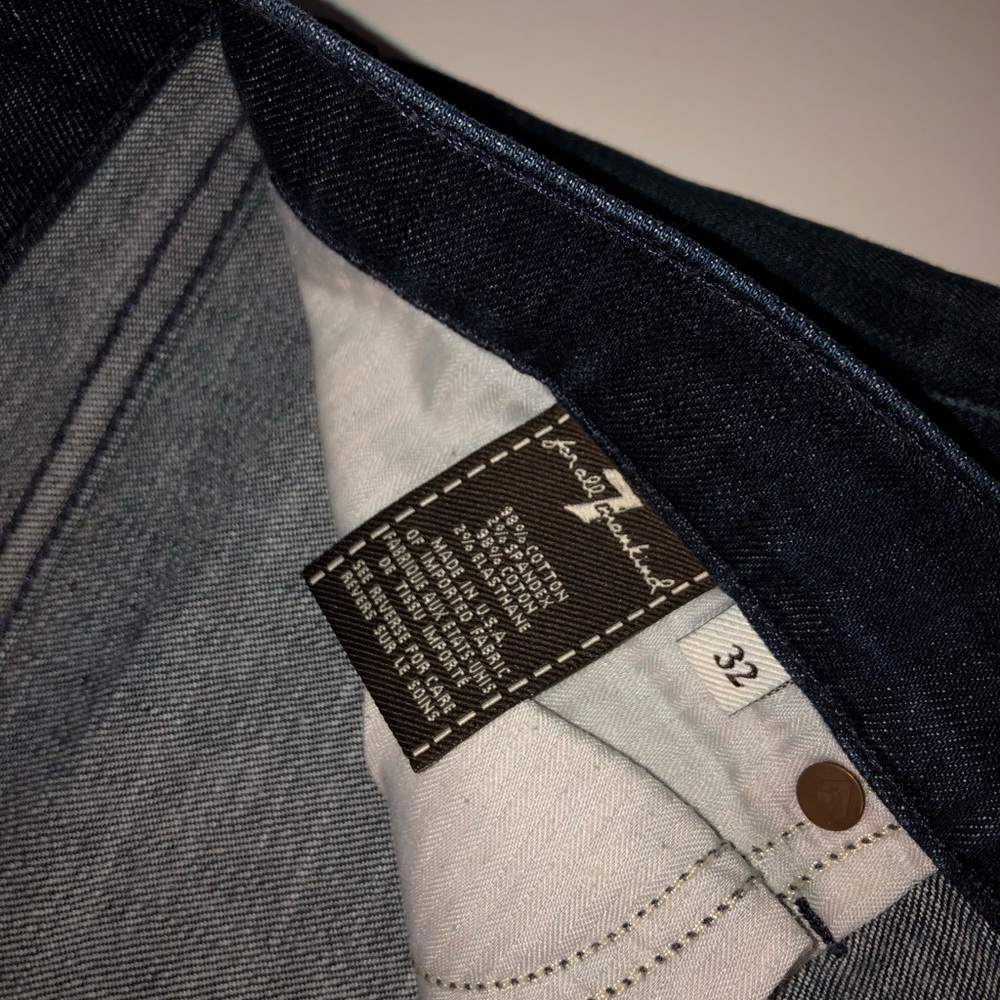 7 for all mankind straight leg jeans - Picture 5 of 5
